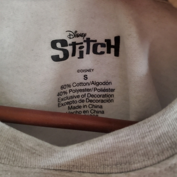 NWOT Disney Lilo & Stitch Christmas Women's Sweater Gray Cute Funny Gray size S - Picture 3 of 6